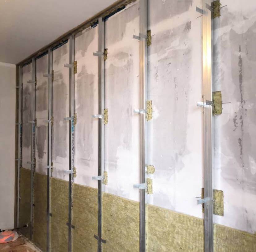 Шумоизоляция стен изнутри